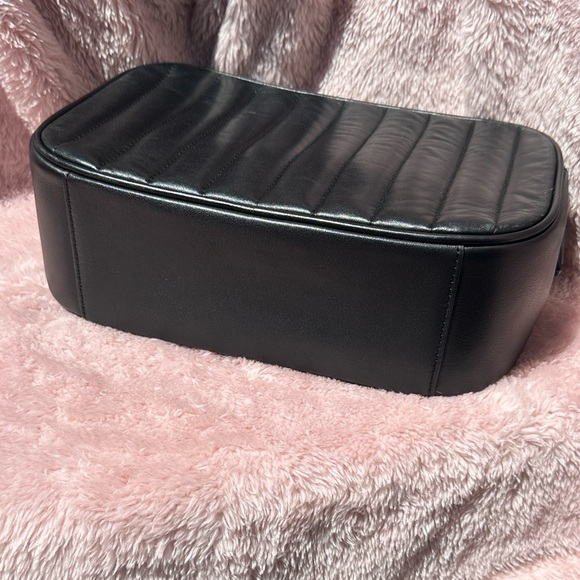 Coach Jes Quilted Camera Crossbody Bag C1569 Black Leather Gold Hardware - Picture 5 of 9